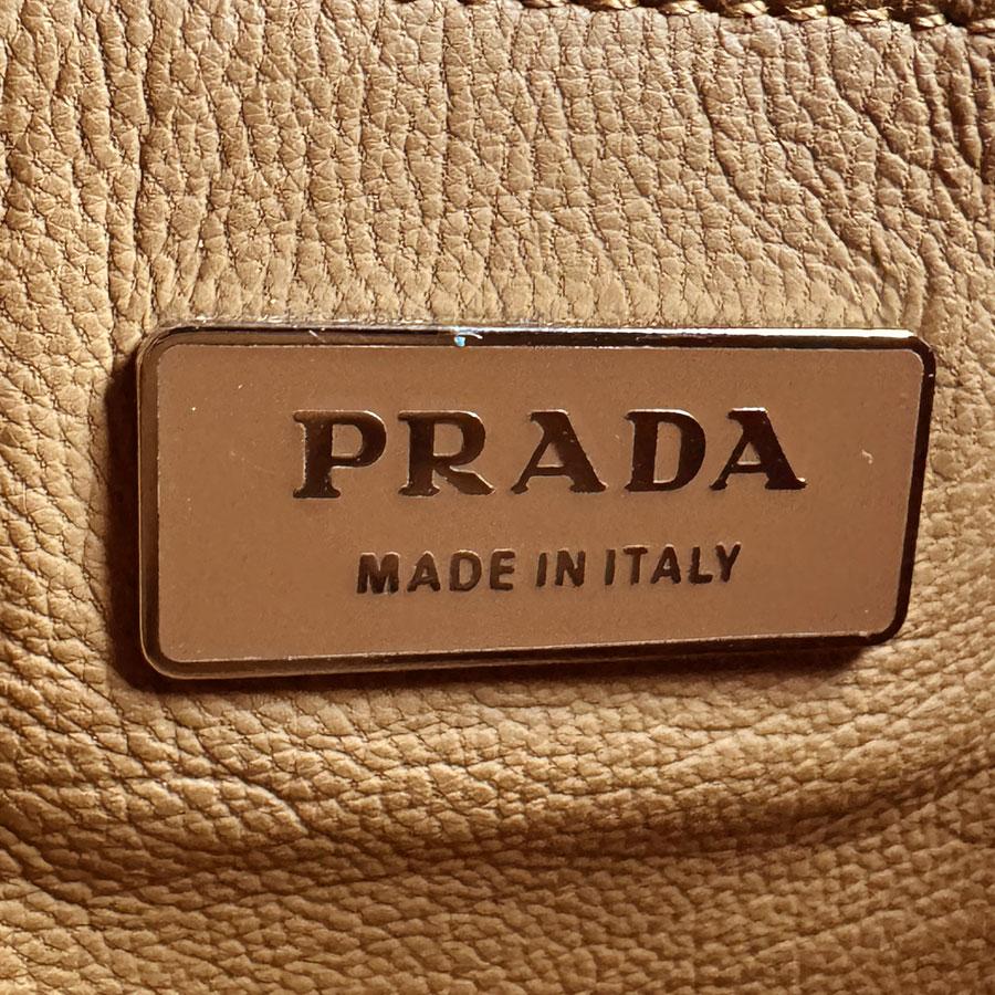 PRADA（プラダ） ショルダーバッグ レザー ダークブラウン : ブランド