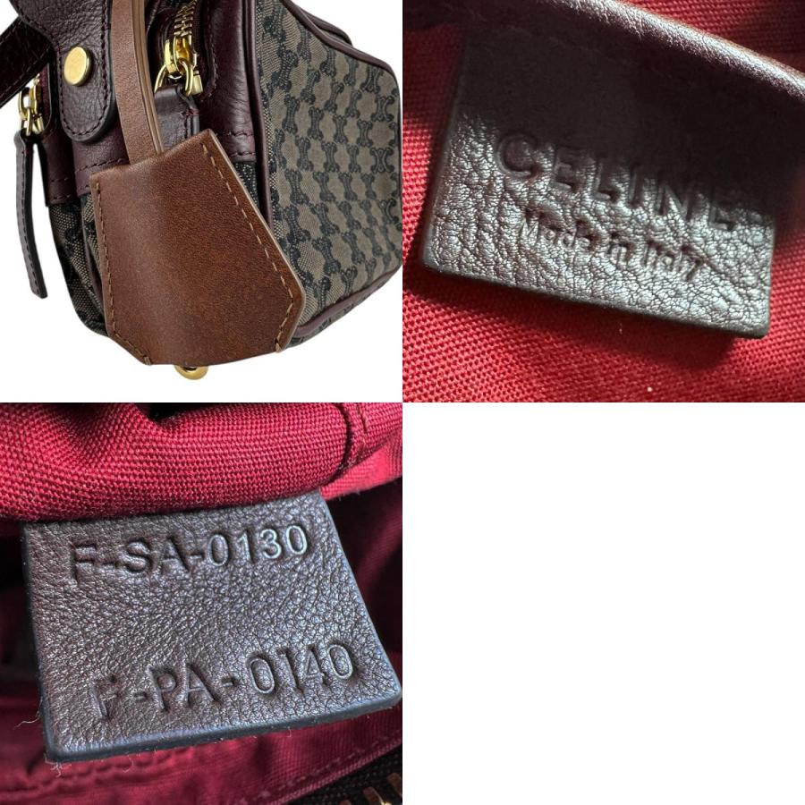 CÉLINE（セリーヌ）未使用　ストール　膝掛け　バーガンディ　梱包袋付 CELINE（セリーヌ） 斜め掛けショルダーバッグ キャンバス/レザー