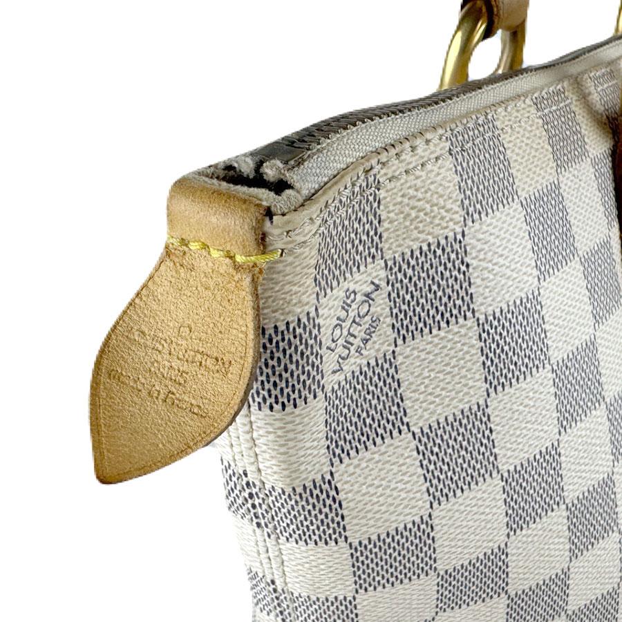 【鑑定済】ルイヴィトン ダミエ・アズール サレヤPM ハンドバッグ サレヤ 送料無料 LOUIS VUITTON ルイヴィトン ダミエ アズール サレヤ