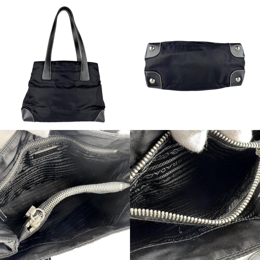 PRADA（プラダ） ショルダーバッグ ナイロン/レザー ブラック