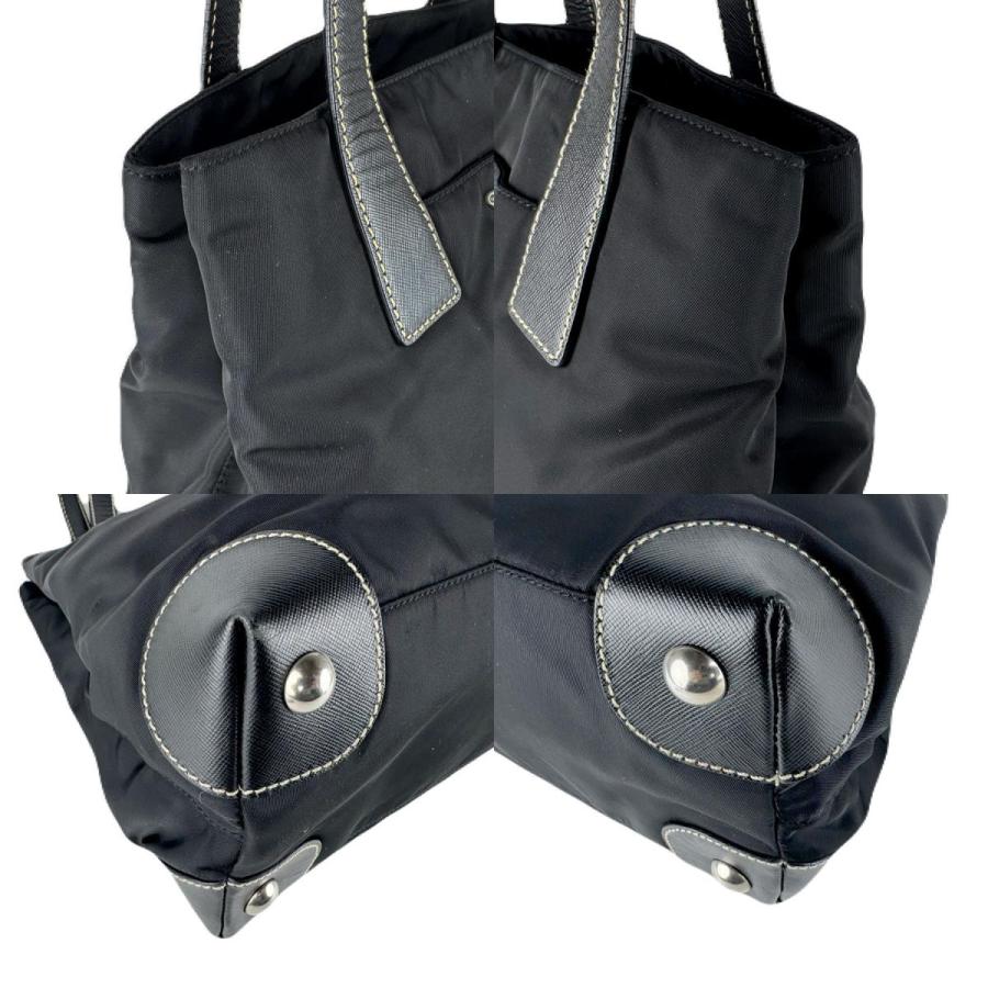 PRADA（プラダ） ショルダーバッグ ナイロン/レザー ブラック