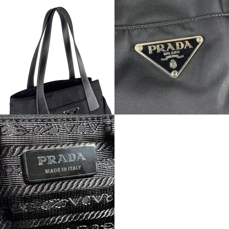 PRADA（プラダ） ショルダーバッグ ナイロン/レザー ブラック