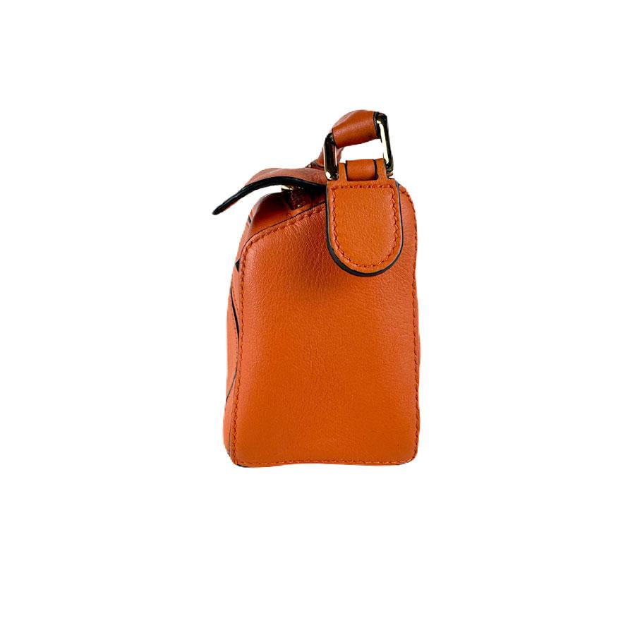 LOEWE（ロエベ） ショルダーバッグ パズル ミニ レザー オレンジ