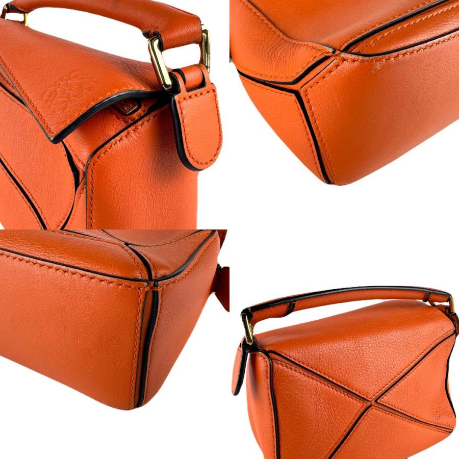 LOEWE ブラックショルダーバッグ オレンジ収納袋付き LOEWE ブラックショルダーバッグ オレンジ収納袋付き LOEWE（ロエベ