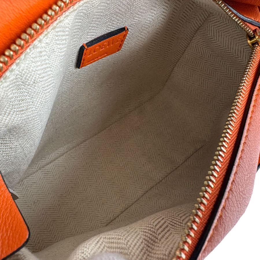 LOEWE（ロエベ） ショルダーバッグ パズル ミニ レザー オレンジ