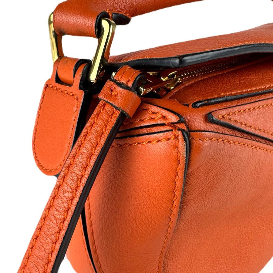 LOEWE（ロエベ） ショルダーバッグ パズル ミニ レザー オレンジ