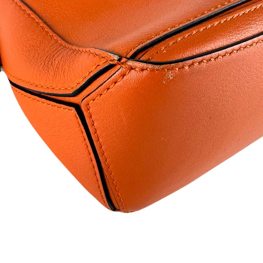 LOEWE（ロエベ） ショルダーバッグ パズル ミニ レザー オレンジ