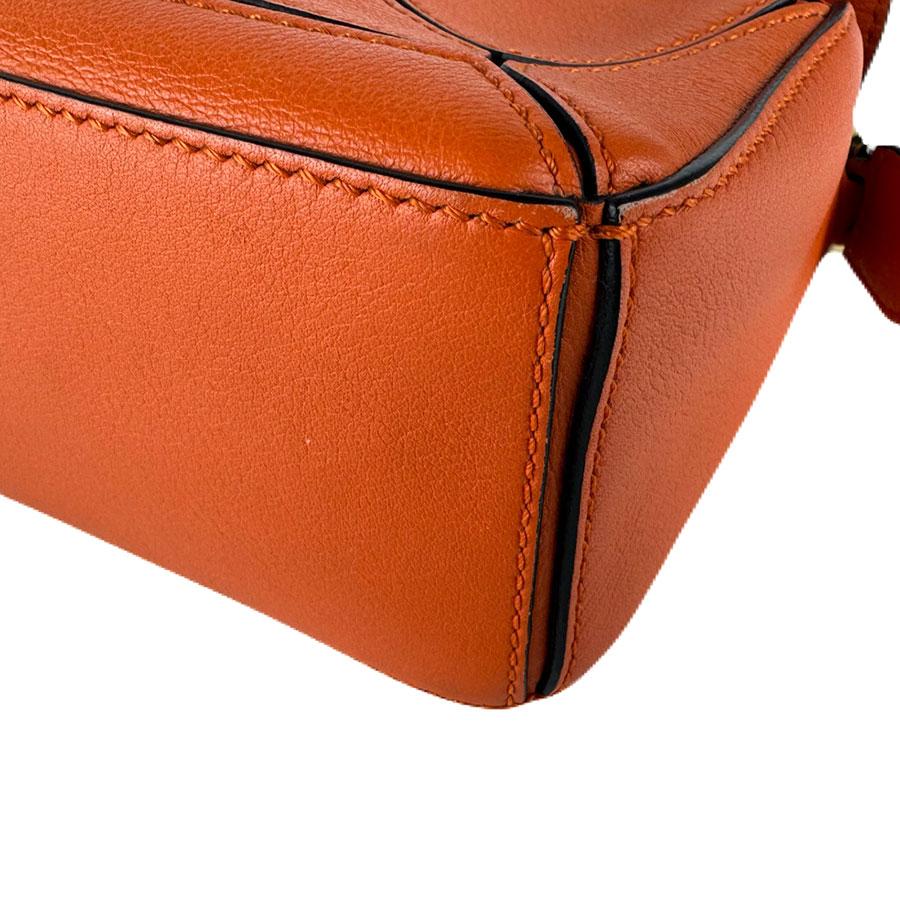 LOEWE（ロエベ） ショルダーバッグ パズル ミニ レザー オレンジ