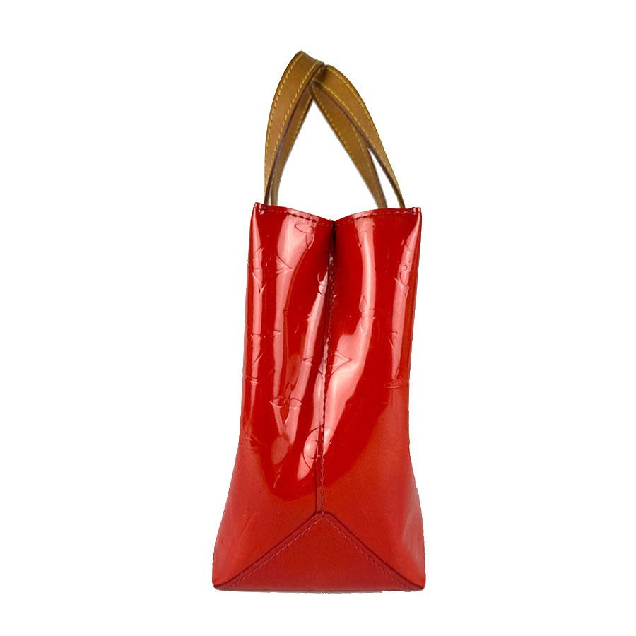 ルイヴィトン ヴェルニ PM 赤ハンドバッグ パテントレザー フランス製 LOUIS VUITTON（ルイ・ヴィトン） ルイ ヴィトン ハンドバッグ