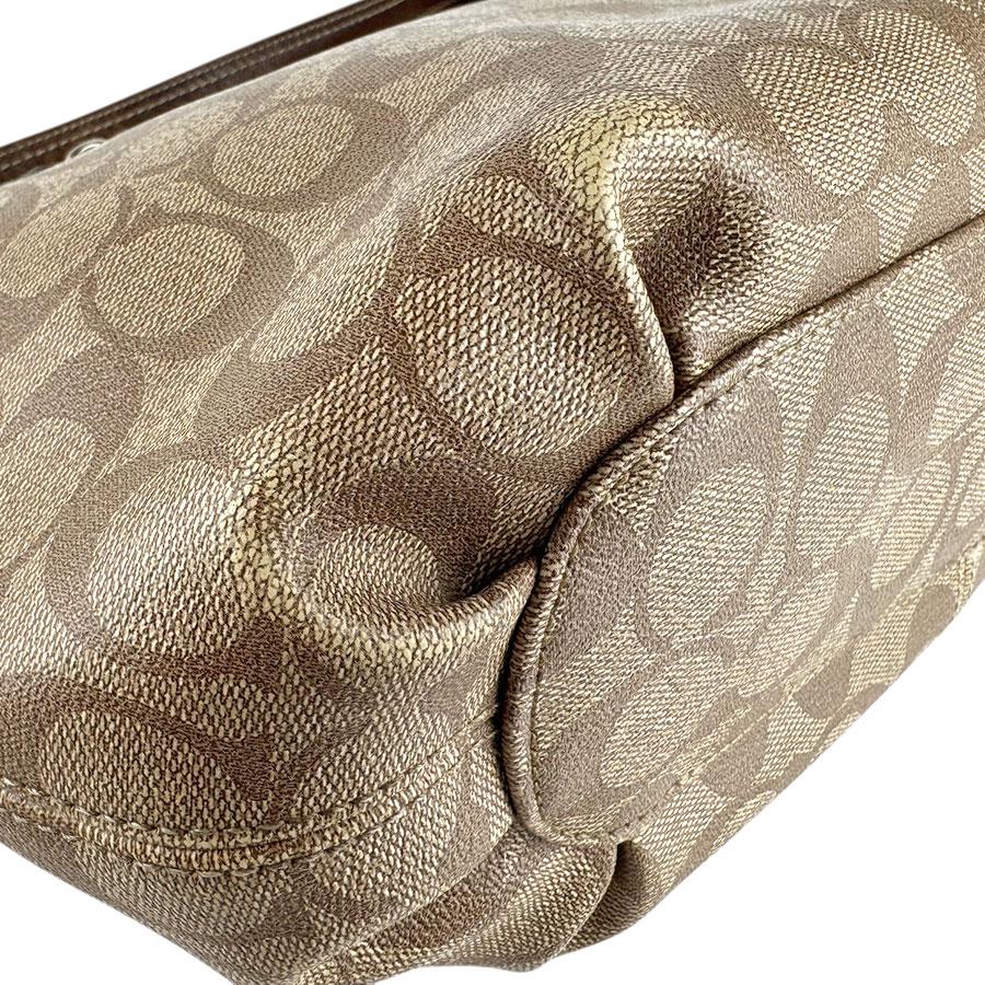 COACH（コーチ） ショルダーバッグ シグネチャー レザー ブラウン