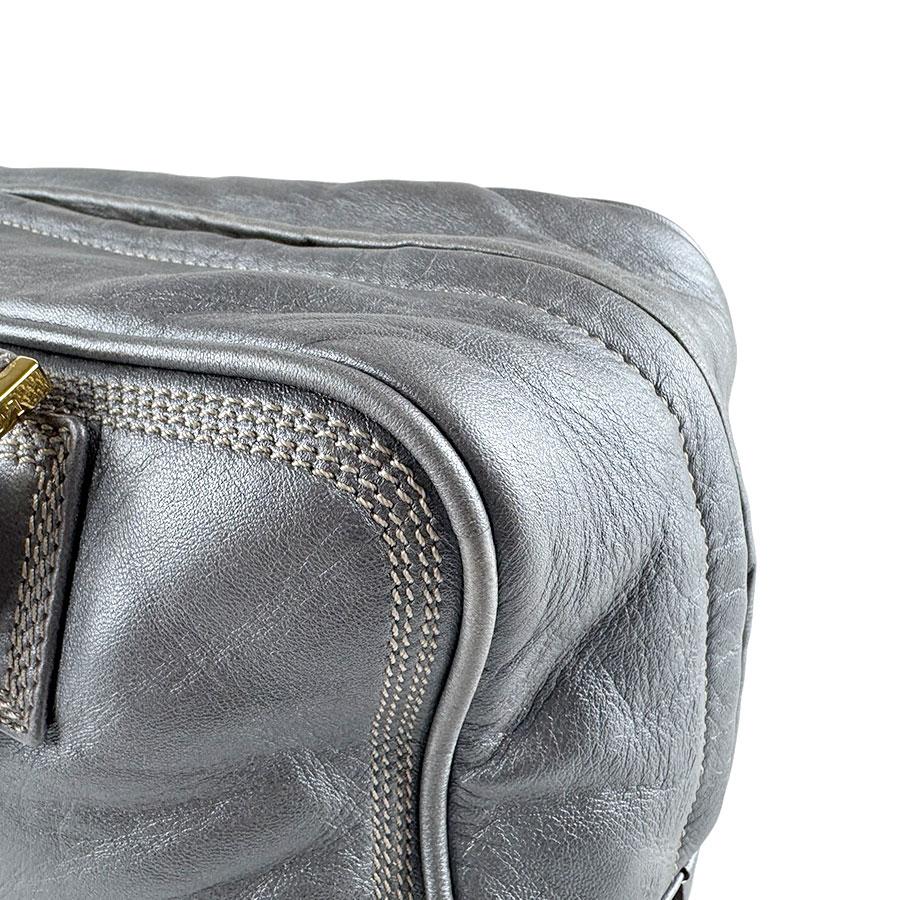 LOEWE（ロエベ） ハンドバッグ アマソナ28 レザー メタリックグレー