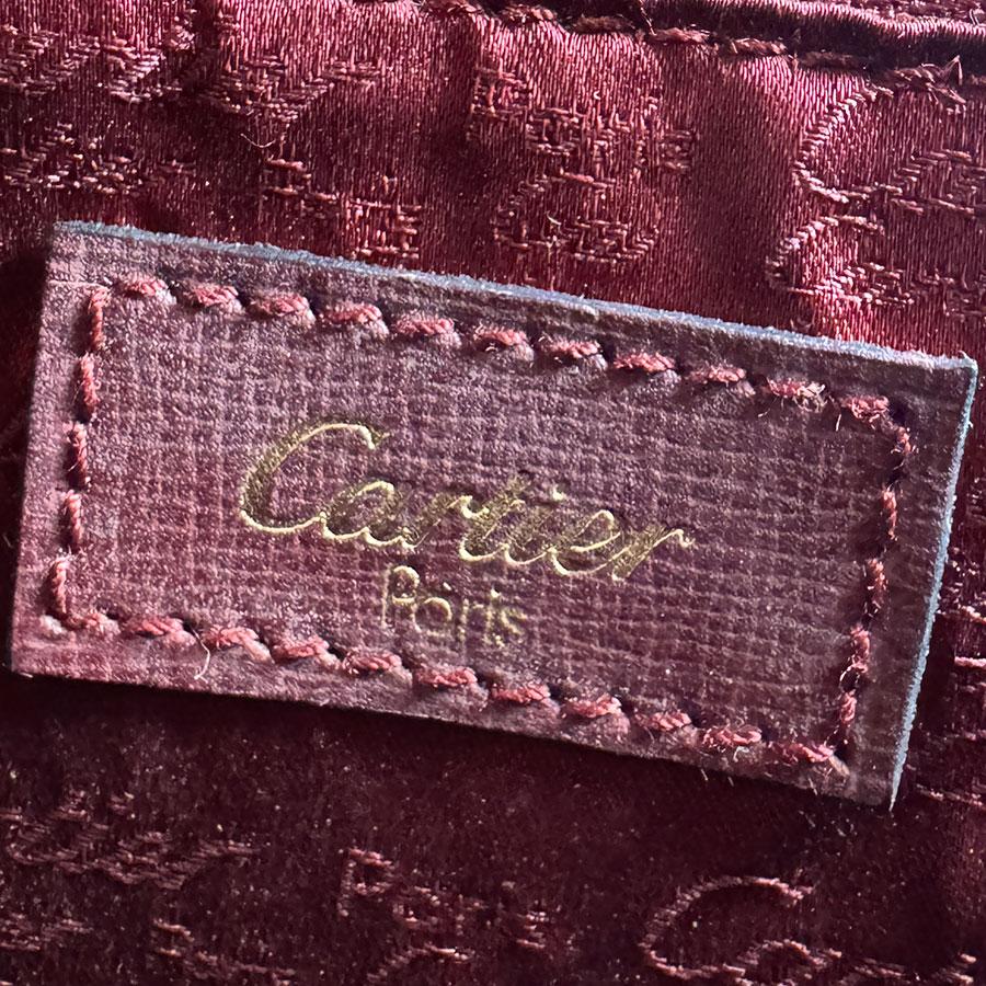 Cartier（カルティエ） ハンドバッグ レザー バーガンディ : ブランド