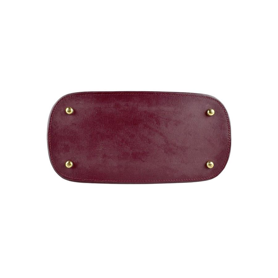 Cartier（カルティエ） ハンドバッグ レザー バーガンディ : ブランド