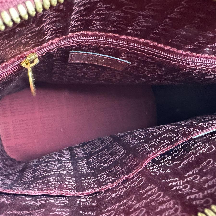 Cartier（カルティエ） ハンドバッグ レザー バーガンディ : ブランド