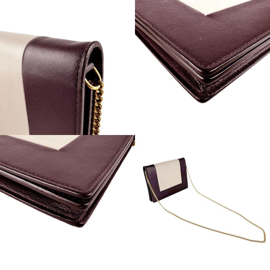 CELINE（セリーヌ） ショルダーバッグ チェーンウォレット レザー