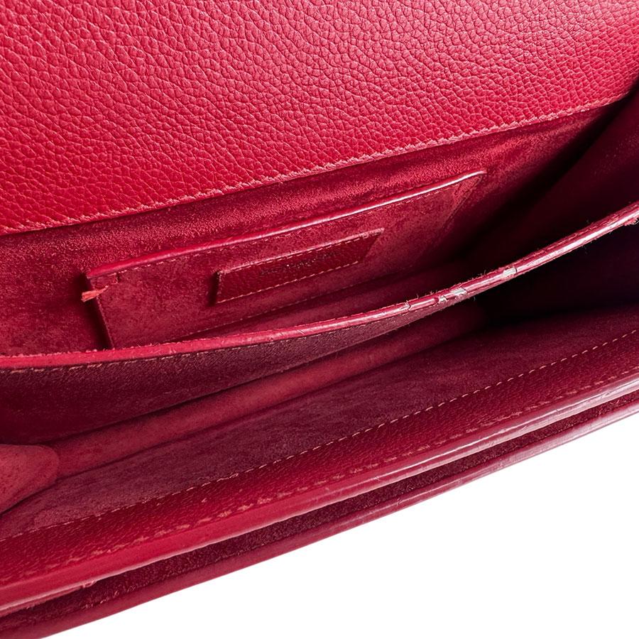 サンローラン SAINT LAURENT ショルダーバッグ レザー レッド