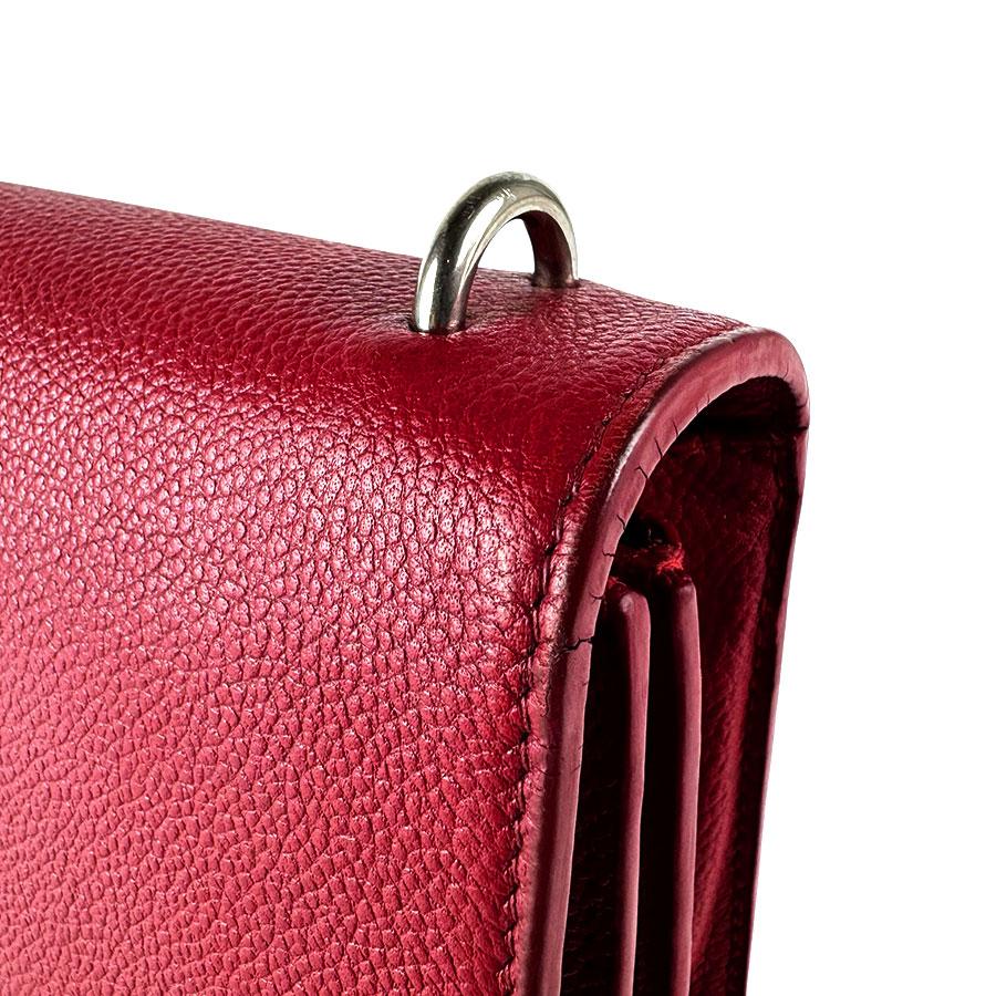 サンローラン SAINT LAURENT ショルダーバッグ レザー レッド