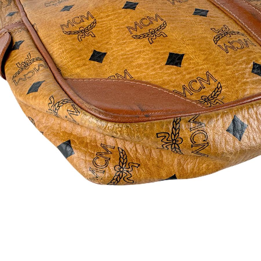 MCM ブラウン レザーハンドバッグ MCM ブラウン レザーハンドバッグ - メルカリ