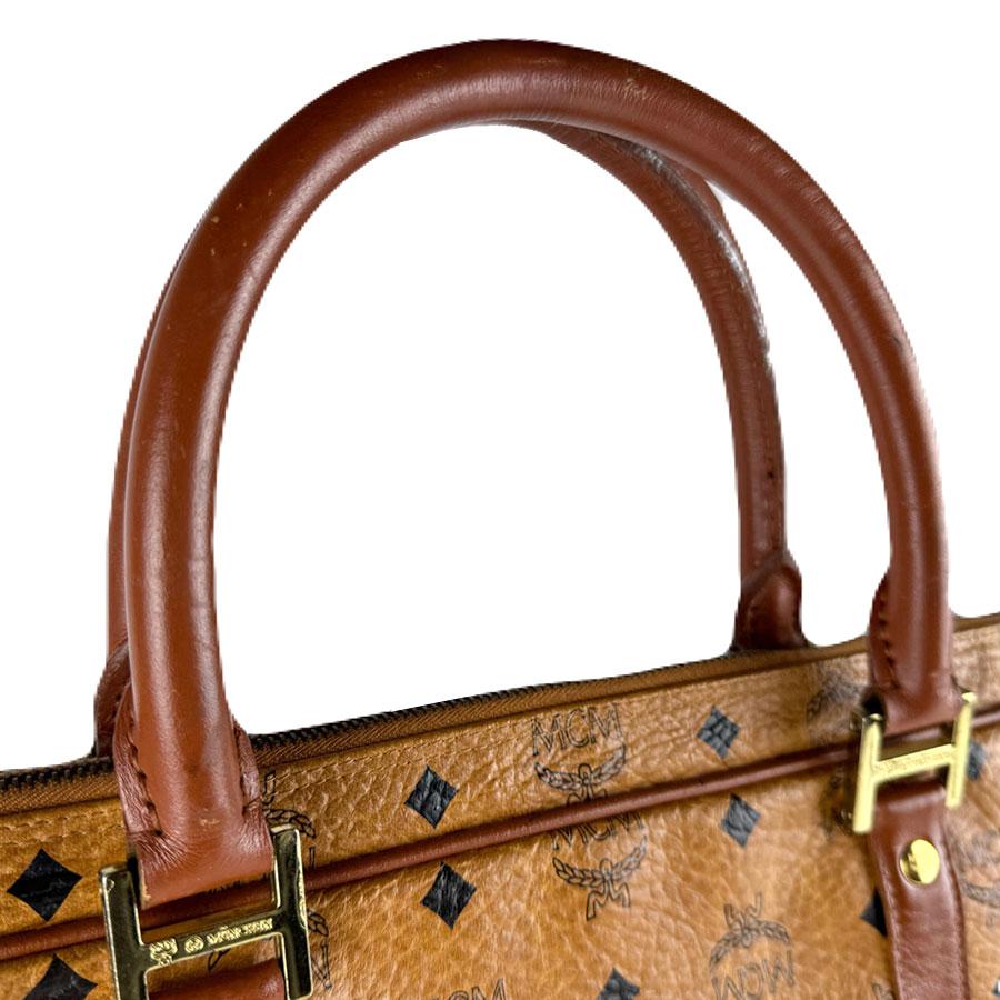 MCM（エムシーエム） エム シー エム ハンドバッグ レザー ブラウン