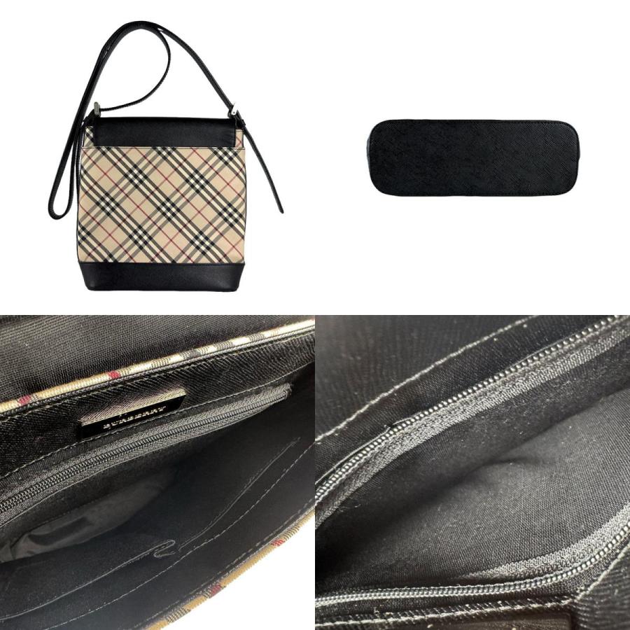 BURBERRY（バーバリー） 斜め掛けショルダーバッグ キャンバス/レザー