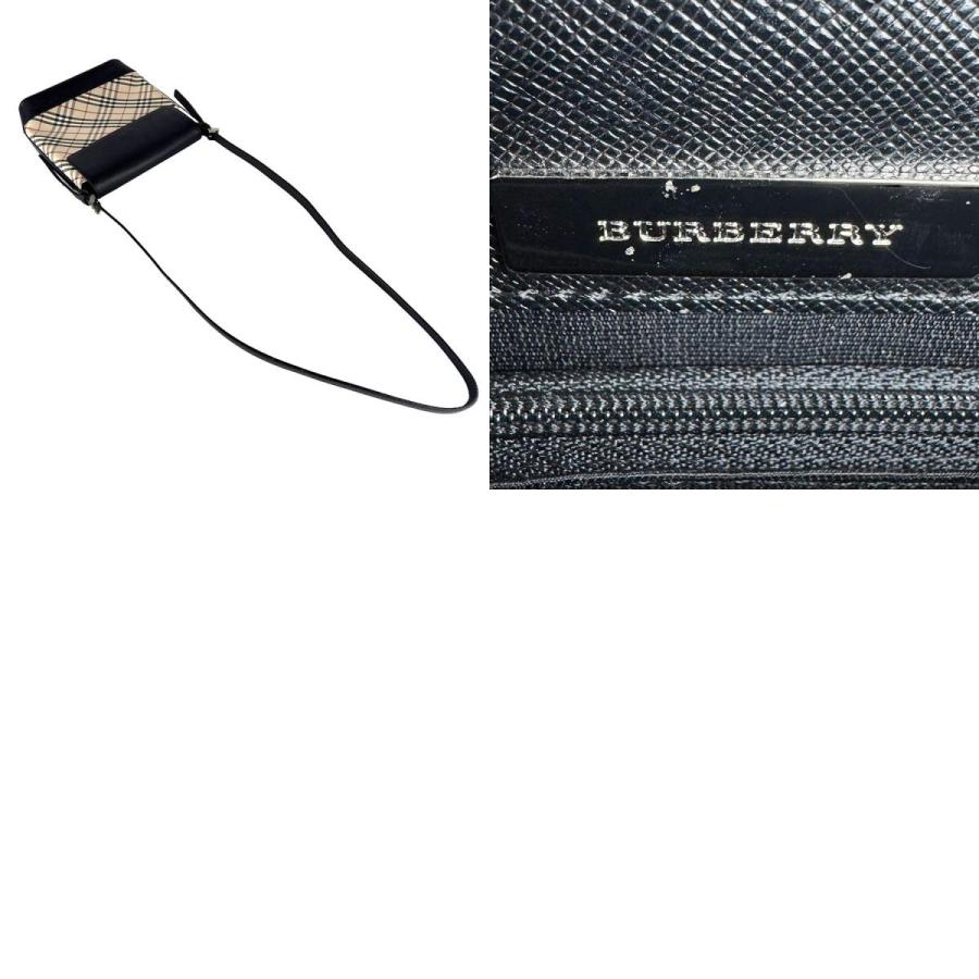 BURBERRY（バーバリー） 斜め掛けショルダーバッグ キャンバス/レザー