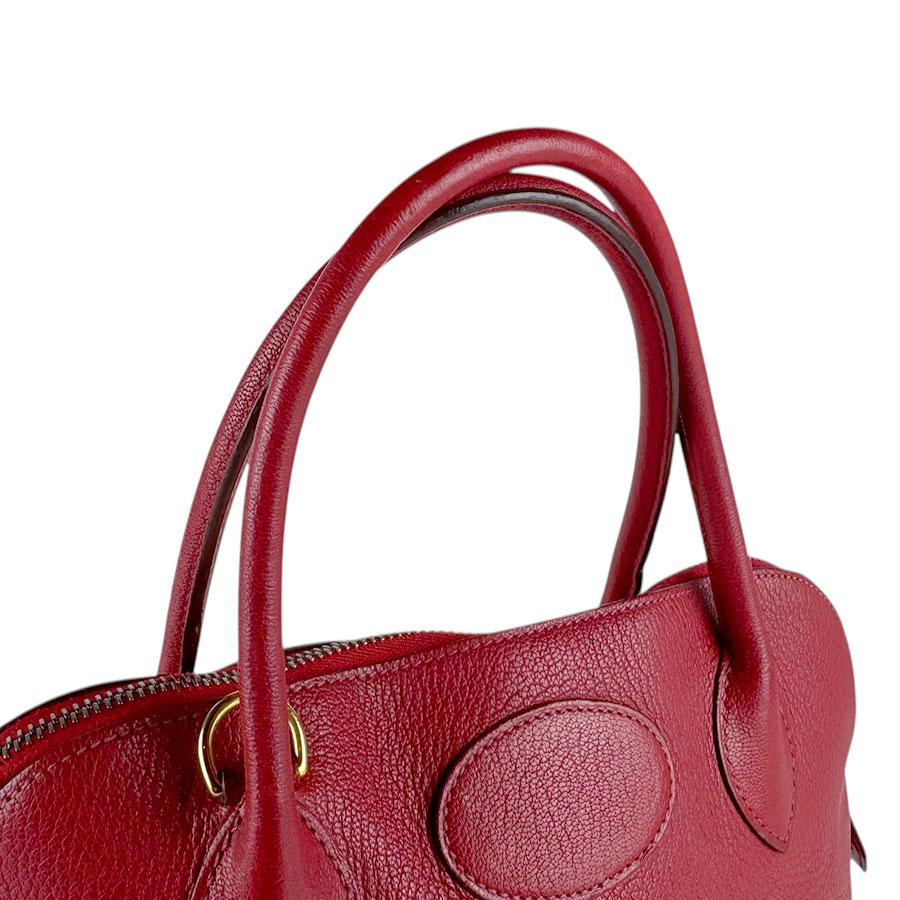 エルメス HERMES ショルダーバッグ ハンドバッグ ボリード31 シェブルミゾル ルージュカザック ゴールド レディース 送料無料【中古】 z8534 HERMES（エルメス） ショルダーバッグ ハンドバッグ ボリード31