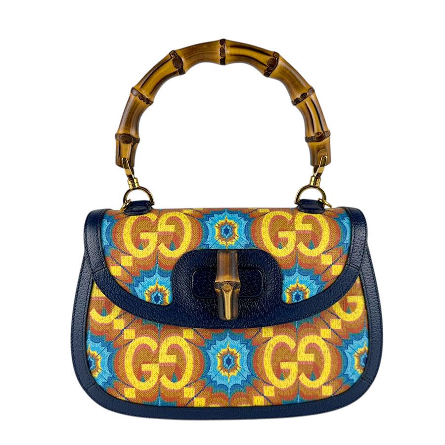 GUCCI（グッチ） ハンドバッグ ショルダーバッグ バンブー PVC/レザー