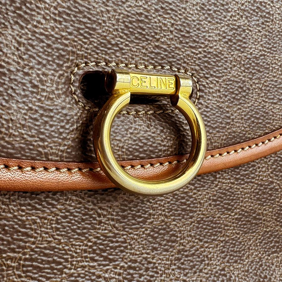 CELINE（セリーヌ） ショルダーバッグ マカダム PVC/レザー ブラウン