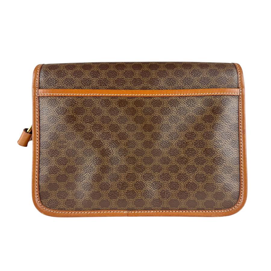 CELINE（セリーヌ） ショルダーバッグ マカダム PVC/レザー ブラウン