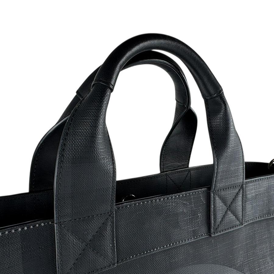 BURBERRY（バーバリー） ハンドバッグ PVC ブラック/グレー : ブランド
