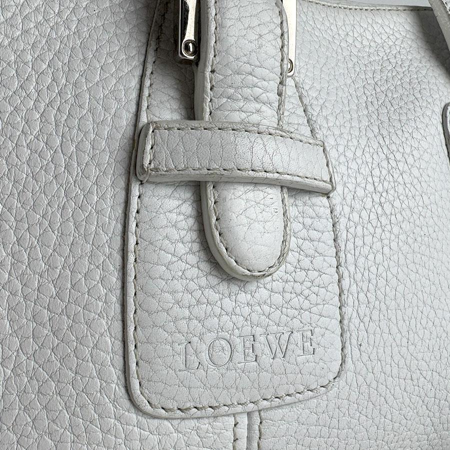 LOEWE ホワイトレザーハンドバッグ LOEWE（ロエベ） ハンドバッグ レザー ホワイト : ブランドバリュー