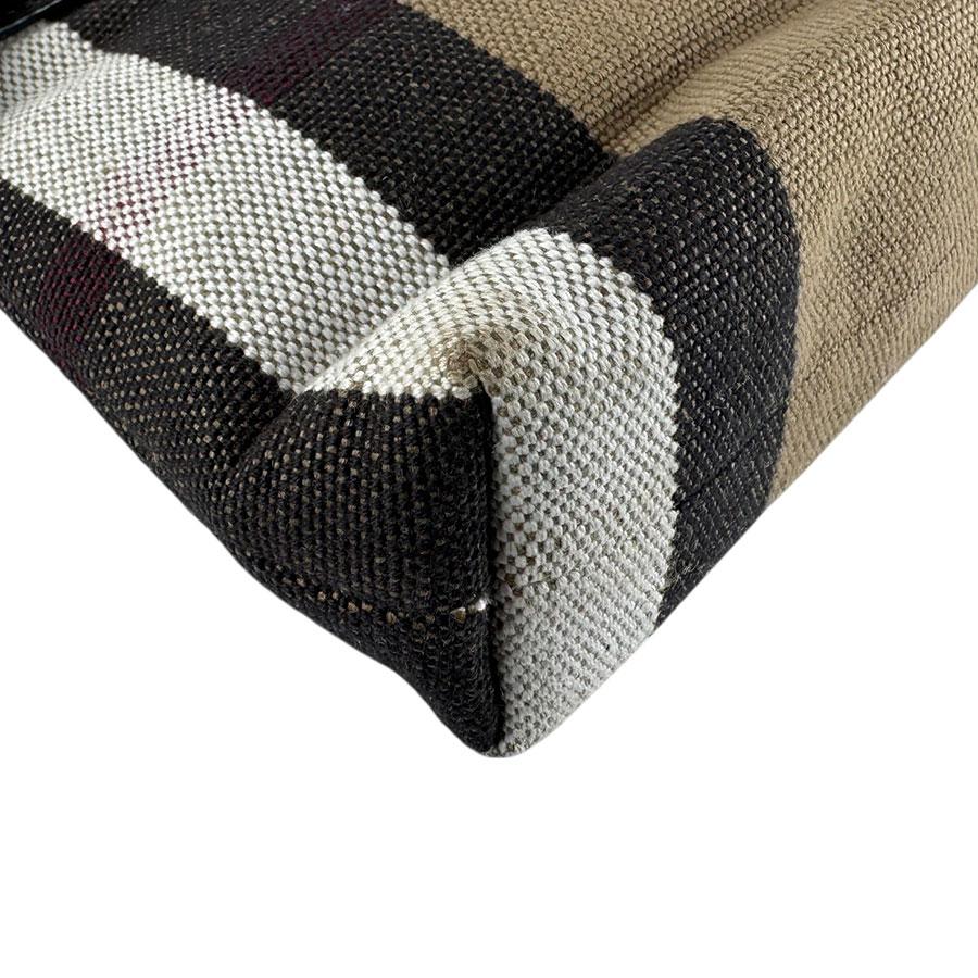 BURBERRY（バーバリー） ショルダーバッグ キャンバス/レザー ブラック