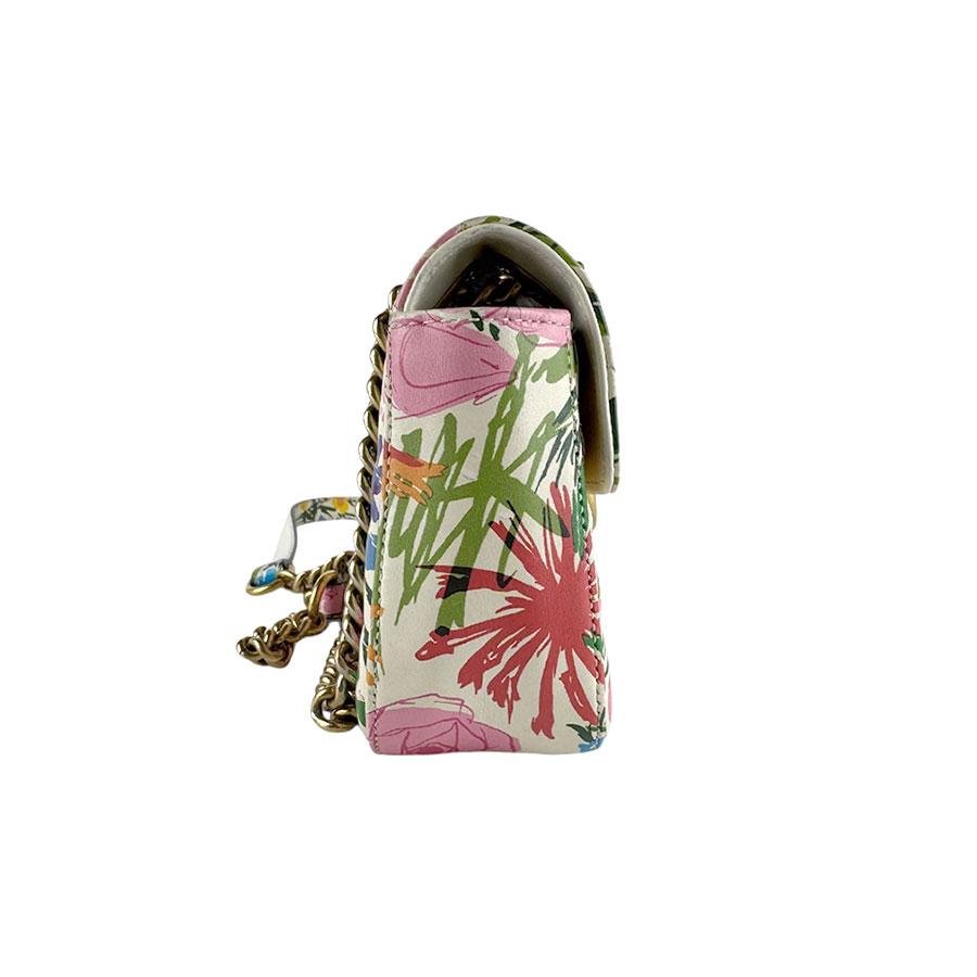 GUCCI（グッチ） ショルダーバッグ レザー ホワイト×マルチカラー
