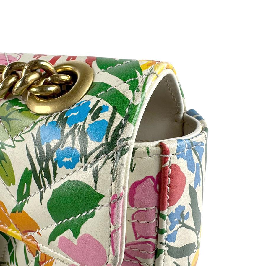 GUCCI（グッチ） ショルダーバッグ レザー ホワイト×マルチカラー