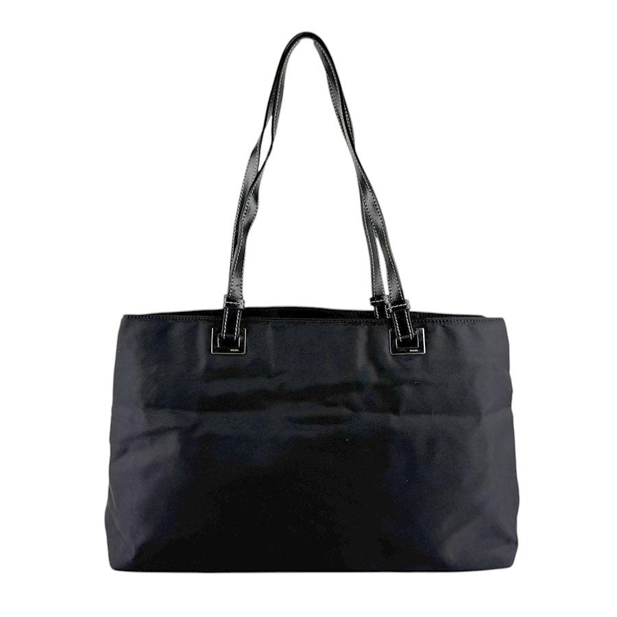 PRADA（プラダ） ハンドバッグ ナイロン/レザー ブラック : ブランド