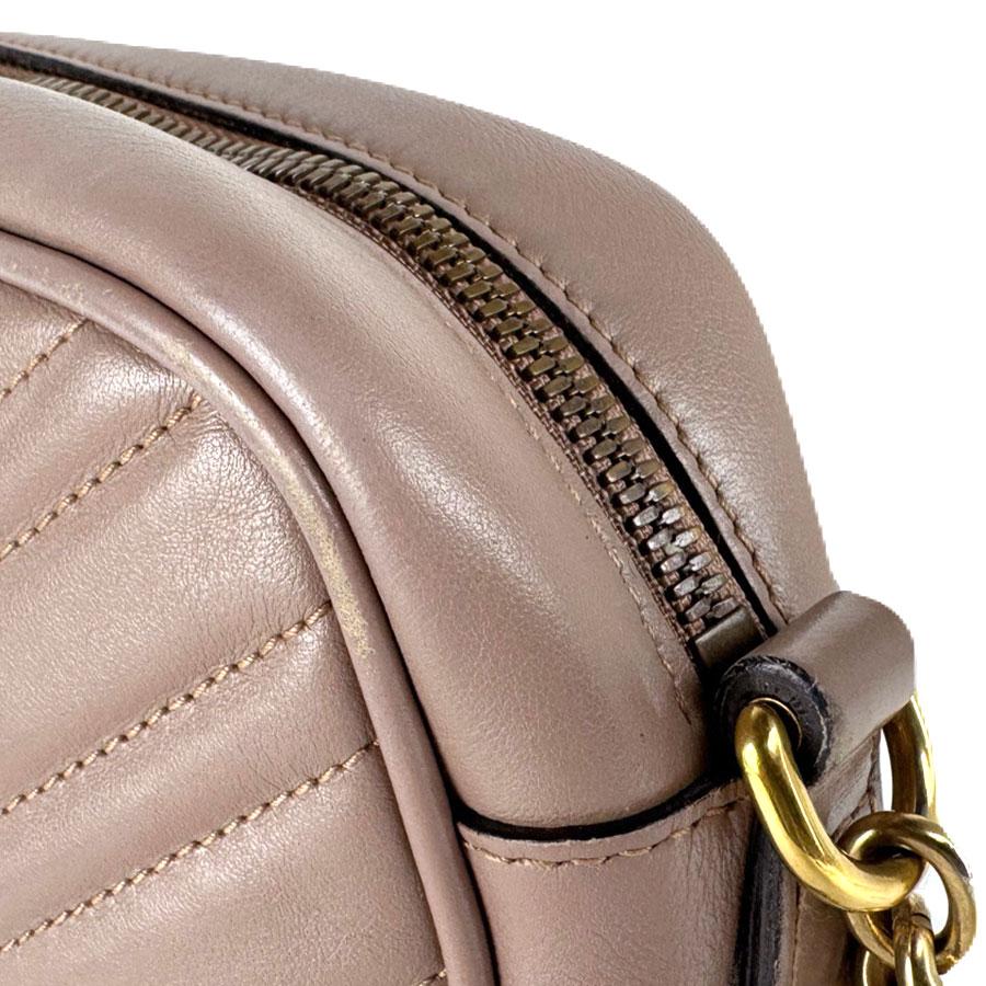 GUCCI（グッチ） ショルダーバッグ レザー ピンクベージュ : ブランド