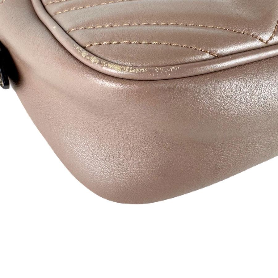 GUCCI（グッチ） ショルダーバッグ レザー ピンクベージュ : ブランド