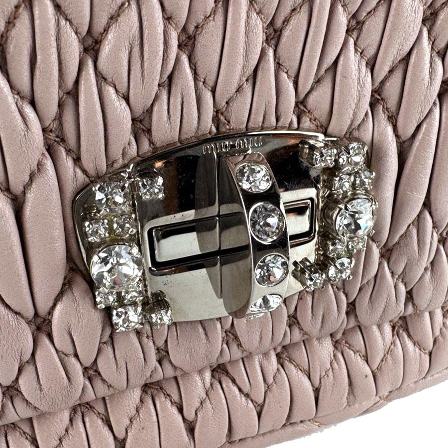 miu miu（ミュウミュウ） ハンドバッグ マテラッセ ナッパクリスタル