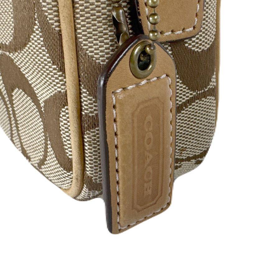 COACH（コーチ） ショルダーバッグ シグネチャー キャンバス ブラウン