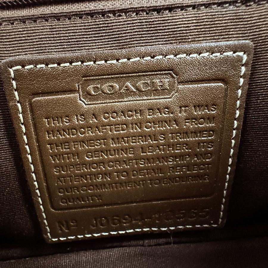 COACH（コーチ） ショルダーバッグ シグネチャー キャンバス ブラウン