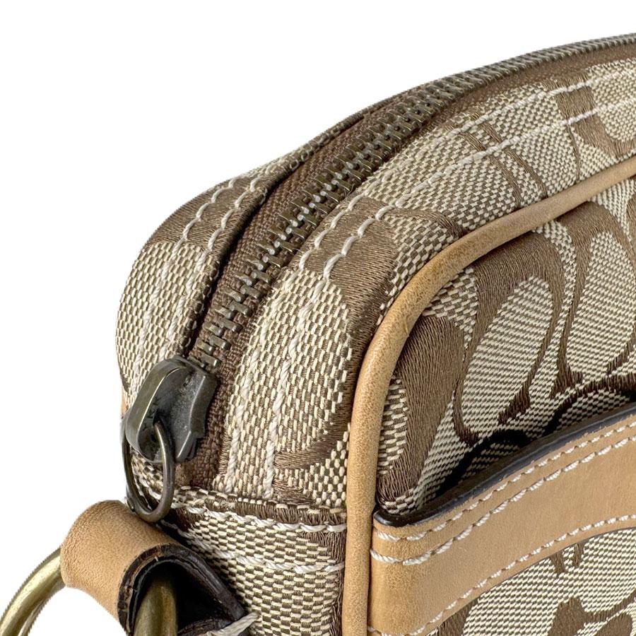 COACH（コーチ） ショルダーバッグ シグネチャー キャンバス ブラウン