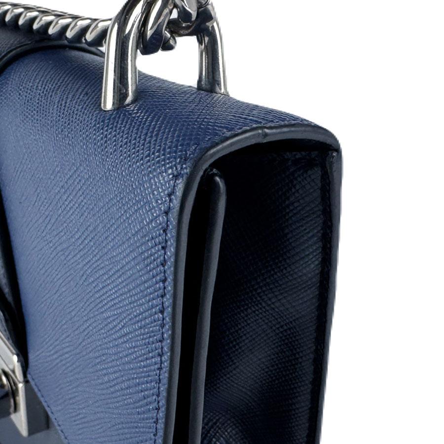 PRADA（プラダ） ショルダーバッグ レザー ネイビー : ブランド