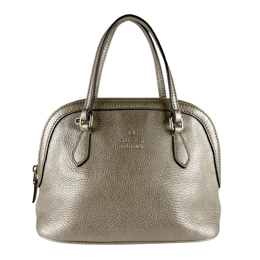 美品　グッチgucci 2 ゴールド系　ハンドバッグ　ショルダーバッグ GUCCI（グッチ） ハンドバッグ ショルダーバッグ レザー ゴールド