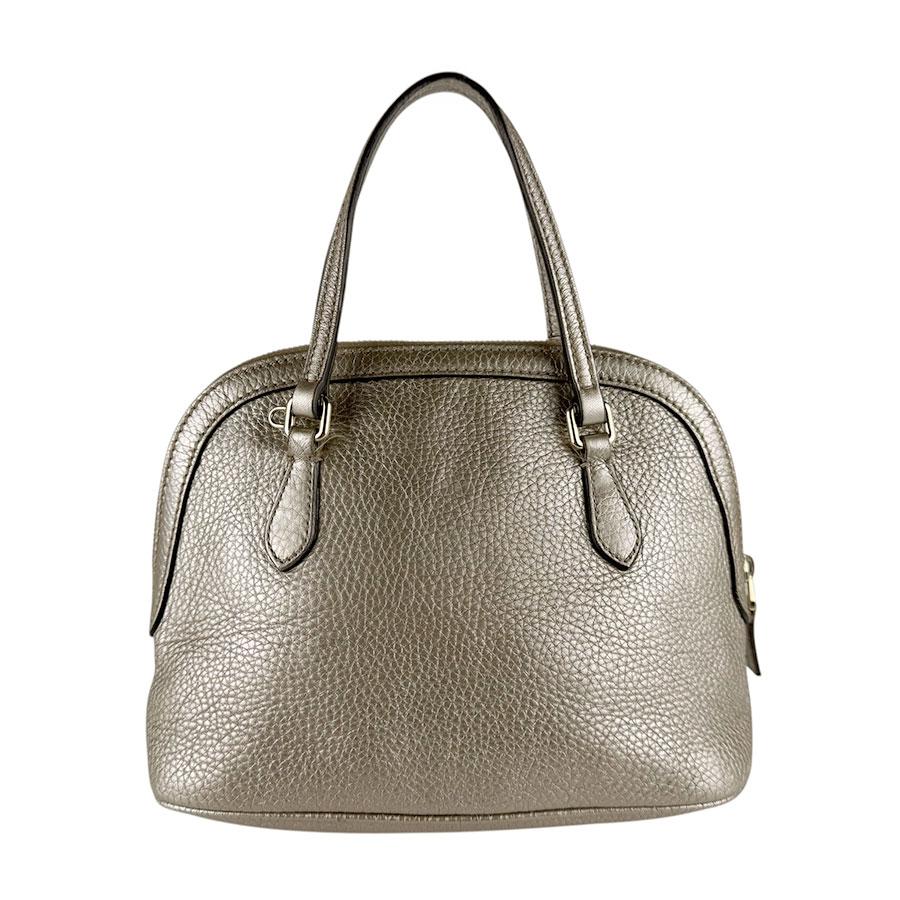 GUCCI（グッチ） ハンドバッグ ショルダーバッグ レザー ゴールド