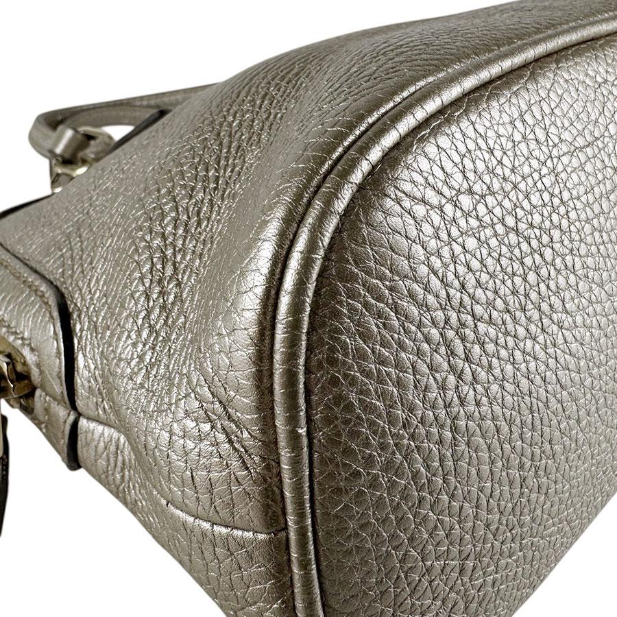 GUCCI（グッチ） ハンドバッグ ショルダーバッグ レザー ゴールド