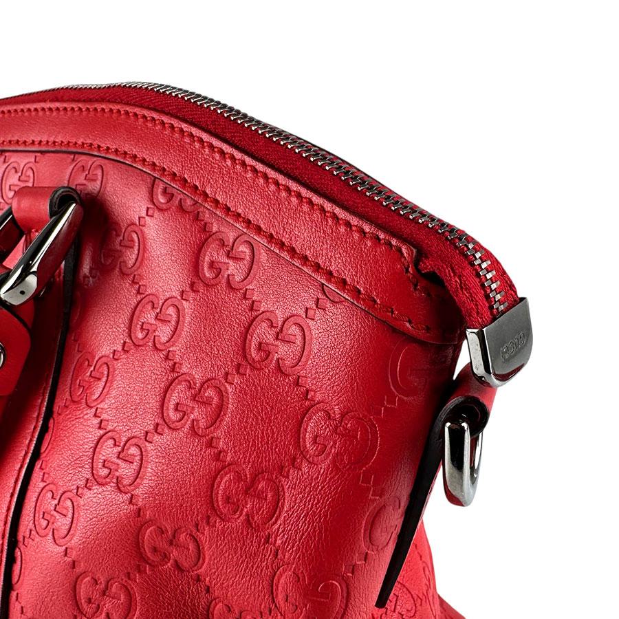 GUCCI（グッチ） ハンドバッグ ショルダーバッグ レザー レッド