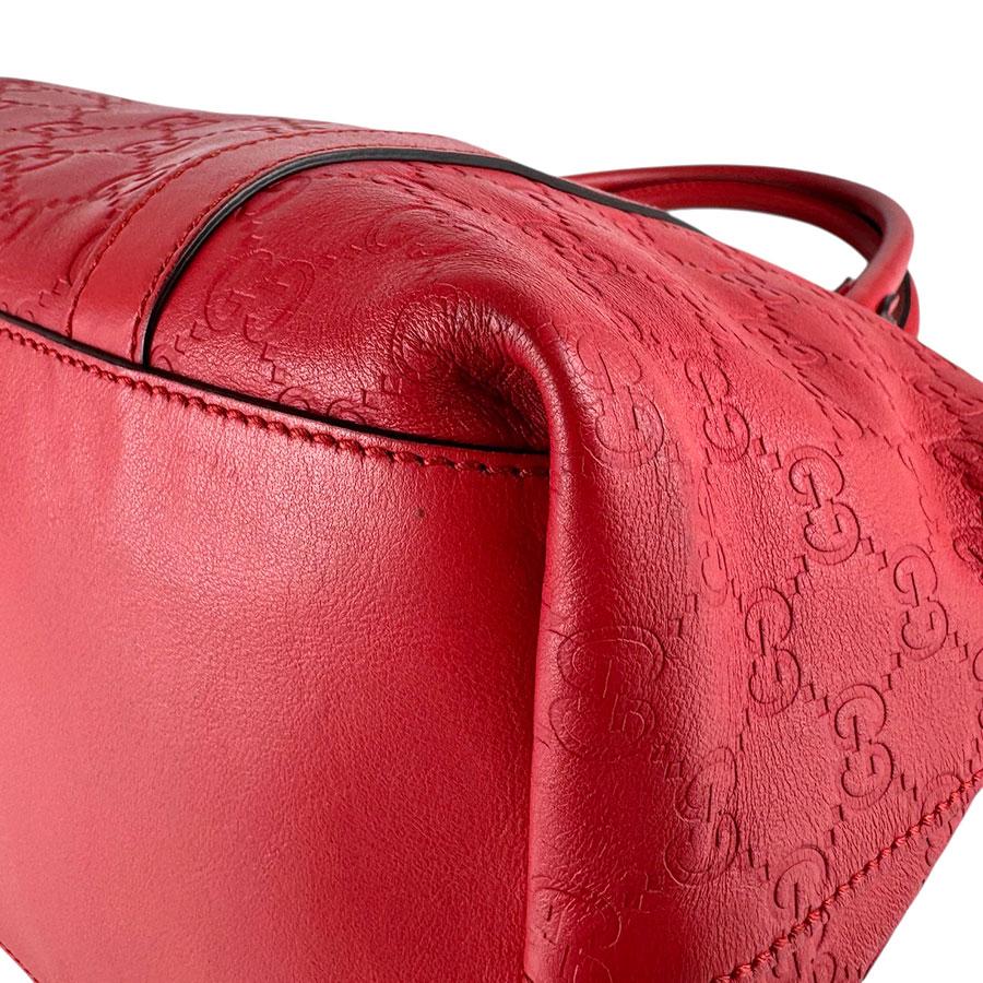 GUCCI（グッチ） ハンドバッグ ショルダーバッグ レザー レッド