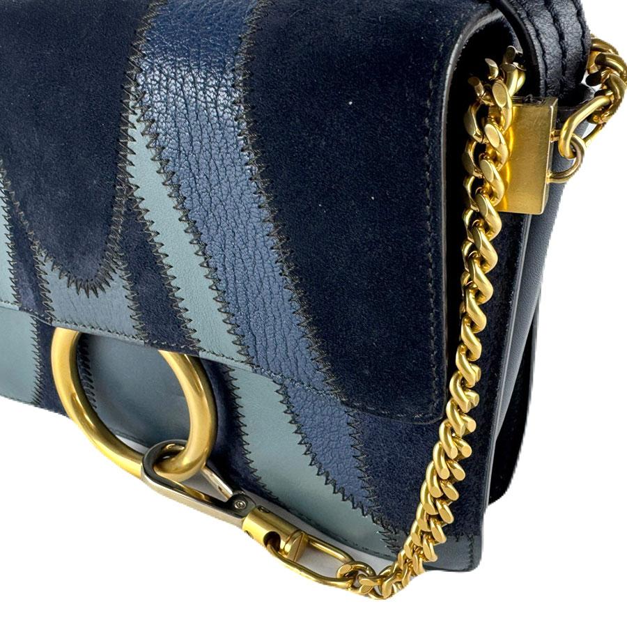 Chloe（クロエ） ショルダーバッグ フェイ レザー/スエード ネイビー