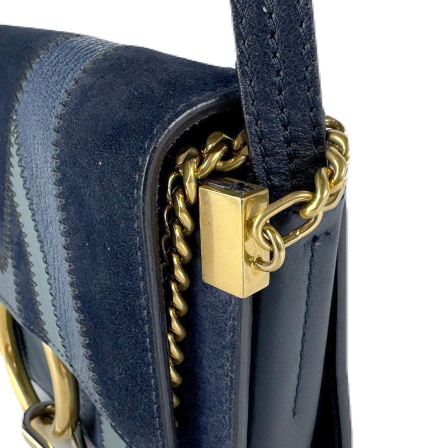 Chloe（クロエ） ショルダーバッグ フェイ レザー/スエード ネイビー