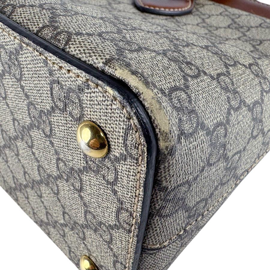 グッチ GUCCI ショルダーバッグ ハンドバッグ GGスプリームキャンバス ブラウン_6